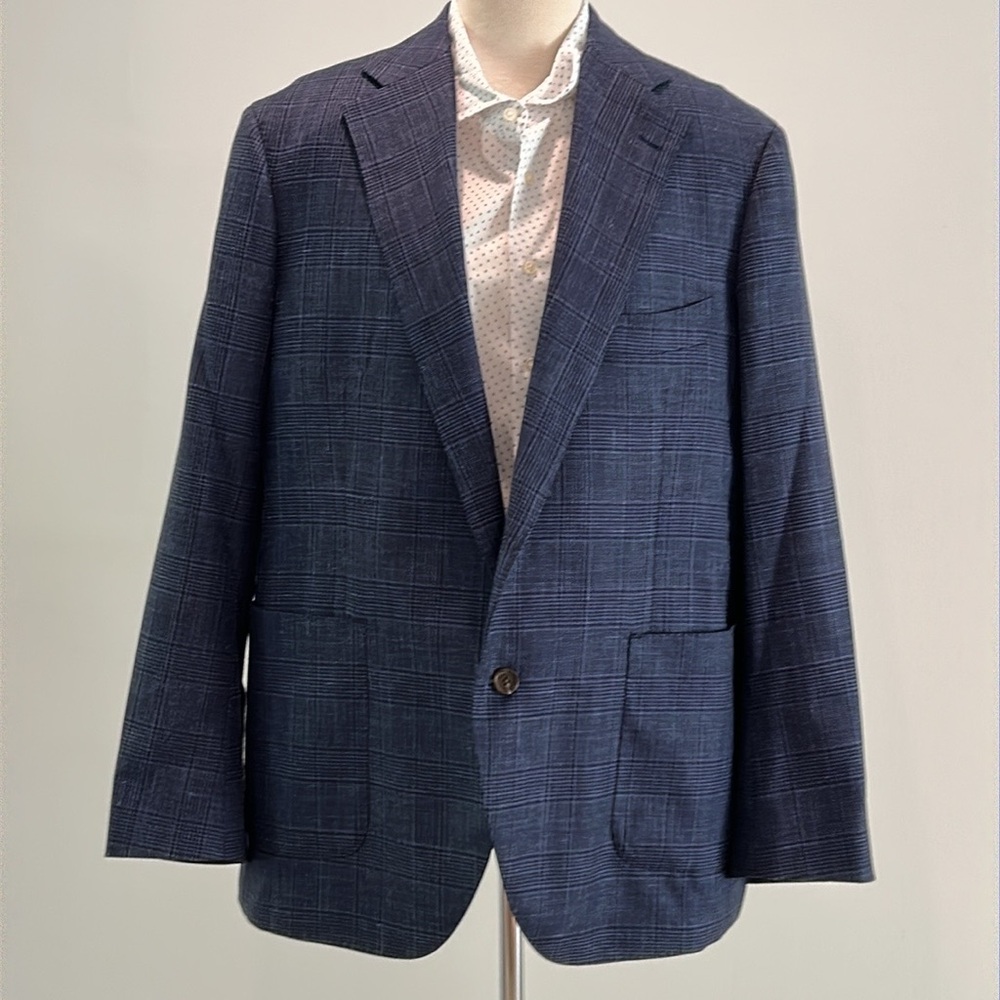 Proper Cloth Glen Plaid Jacket 46S
